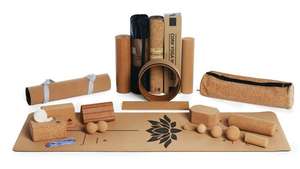 लेकोर्क गैर पर्ची कोर्क योग मैट कस्टम कार्बनिक इको फ्रेंडली मोटे योग मैट टेपर रबर योग चटाई - Product Image 6