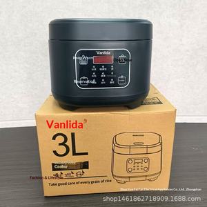 Olla <span class=keywords><strong>Arrocera</strong></span> Inteligente con Control por Microcomputadora, Calentamiento por Cámara de Calor, Programación de Tiempo, Color Negro, Regalo <span class=keywords><strong>para</strong></span> el Hogar - Product Image 3