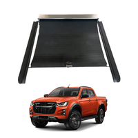 Couvercle de benne en aluminium noir manuel avec serrure à code pour D-Max 2021+