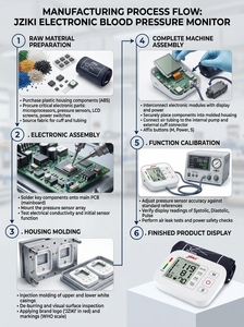 Tensiomètre intelligent Bluetooth 2026 avec écran LCD, alimenté par piles AAA, certifié CE - Contrôle par application, tensiomètre sans fil JZK - Product Image 6