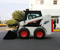 Minipala Compatta CDM312 con Benna da 0,5m3, Piccola Pala Gommata per Lavori Edili, Agricoli e di Giardinaggio