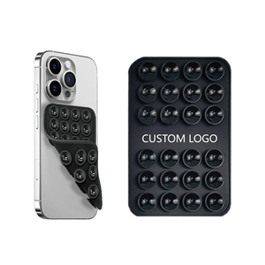 Soporte de silicona antideslizante de doble cara para teléfono móvil, funda para teléfono con ventosa, accesorios personalizados para celular, montaje en pared, venta al por mayor - Product Image 3
