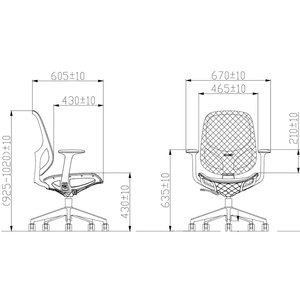 Sedia da Ufficio Ergonomica Greatway KL-597B-L1S, Scelta Popolare, Design Moderno Minimalista, Versatile e Confortevole - Product Image 4