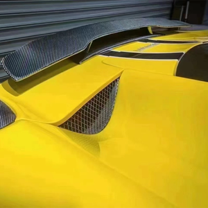 Spoiler <span class=keywords><strong>Universale</strong></span> per Tetto Posteriore <span class=keywords><strong>Auto</strong></span> in ABS, Stile Lama, Accessori <span class=keywords><strong>Auto</strong></span>, Alettone Regolabile Senza Foratura per Tuning <span class=keywords><strong>Auto</strong></span> - Product Image 2