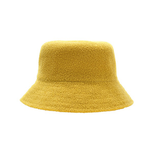 Bán Buôn Nóng Bán Tùy Chỉnh Trống Terry Khăn Phẳng Top Bucket Hat Cho Phụ Nữ Người Đàn Ông Ngoài Trời Bucket Caps - Product Image 5