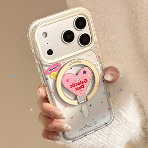 Custodia Protettiva Magnetica Premium Antiurto Sottile con Supporto per <span class=keywords><strong>iPhone</strong></span> 17 16 15 13 12 <span class=keywords><strong>Pro</strong></span> Max - Design Graffiti Star - Product Image 3