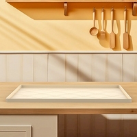 Tapis en silicone antidérapant résistant à la chaleur, tapis de protection imperméable pour comptoir de cuisine, tapis de table antidérapant