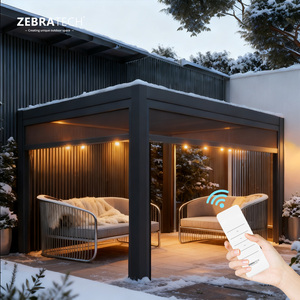 Tissu d'extérieur durable, écologique, résistant à l'eau et respirant 440 GSM avec faible rétrécissement pour stores enrouleurs motorisés et terrasses - Product Image 6