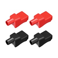 Manchon de borne de couverture d'isolateur de borne de batterie PVC/Silicone flexible