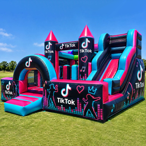 <span class=keywords><strong>Château</strong></span> gonflable avec toboggan pour enfants, prix d'usine, <span class=keywords><strong>château</strong></span> gonflable commercial - Product Image 3