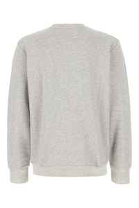 Pyrenex-Sweat-shirt gris en coton à manches longues et coupe oversize avec logo imprimé sur la poitrine - Product Image 2