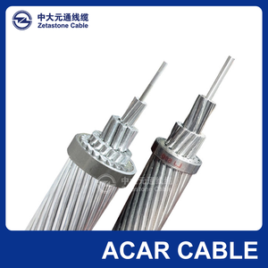 Aluminio redondo de alta calidad ACAR 1350- H19 Cable de aleación de conductor de aluminio refuerzo cable de transmisión aéreo desnudo - Product Image 4