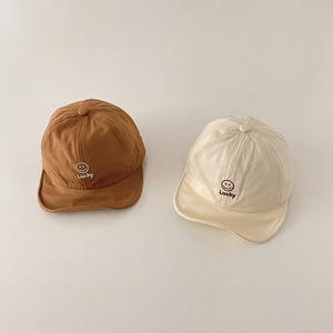 婴儿学步儿童软棉帽笑脸刺绣婴儿回弹帽 - Product Image 2