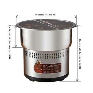 Yawei التجارية المأكولات البحرية وعاء البخار معدات الساونا البخار الفولاذ المقاوم للصدأ إناء/ قدر - Product Image 5