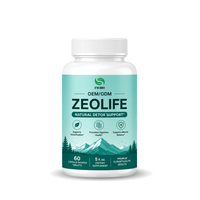 OEM/ODM |   Capsules de zéolite : 1g par capsule, micropoudre activée, pour l'énergie corporelle, capsules de zéolite activée sans gluten
