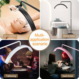 Pour FOSOTO FT-Y8II 28 pouces demi-lune tatouage et beauté lumière éclairage photographique trépied de sol pour Extensions de cils lampe - Product Image 4