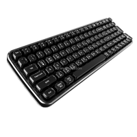SQT Factory 75% Wired Wireless RGB Backlight Computer Crystal Keycaps Rechargeable Keyboard Custom Logo