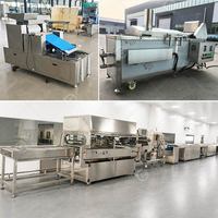 Machine de production entièrement automatique de beignets chinois à la levure, équipement de fabrication de beignets commerciaux