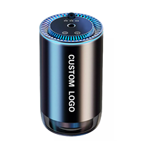 Diffuseur d'huiles essentielles portable pour voiture avec logo personnalisé en métal, diffuseur d'arômes USB, vaporisateur automatique de désodorisant pour la maison