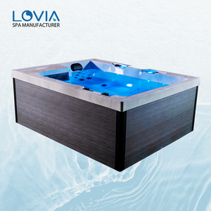 Nuovo Prodotto: <span class=keywords><strong>Vasca</strong></span> Idromassaggio <span class=keywords><strong>da</strong></span> Esterno <span class=keywords><strong>in</strong></span> Acrilico con Sistema di Controllo Balboa, Lussuosa <span class=keywords><strong>Vasca</strong></span> SPA per 3 Persone con Chaise Longue - Product Image 3