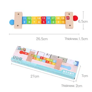 Thước Phân Hủy Toán Học Cho Trẻ Em Thước Đo Độ Phân Giải Kỹ Thuật Số Giáo Dục Mầm Non Montessori