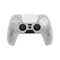 Housse de protection ergonomique antidérapante et antichoc de qualité supérieure avec découpes de précision, protection intégrale en silicone pour PS5