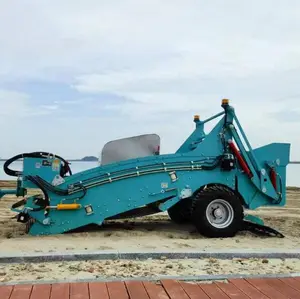 Produsen toko traktor didorong penyapu pantai pembersih mesin pembersih pantai pemasok pembersih pasir pantai