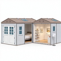 WooWild – Nouvelle structure modulaire préfabriquée rapide, portable, mobile, étanche en PEHD, alimentée à l'énergie solaire, écologique et moderne pour parcs, cours, entrepôts et ateliers