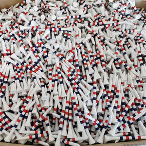 Tees de Golf en bois de bambou, Logo personnalisé, couleur professionnelle colorée Multiple avec impression de Logo - Product Image 6