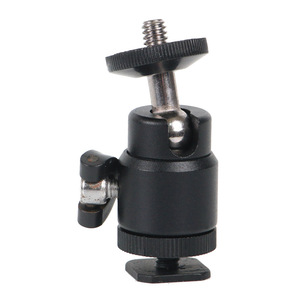 Mini Soporte de Bola con Clip de Resorte Metálico de 360 Grados para Cámara, Trípode y Transmisión en Vivo - Product Image 4