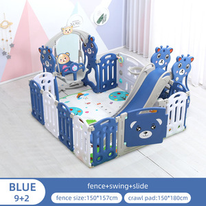 Barrière De Sécurité enfant Portable Parc Pliant En Plastique D'intérieur Fabricant Parc Pour Bébé - Product Image 3