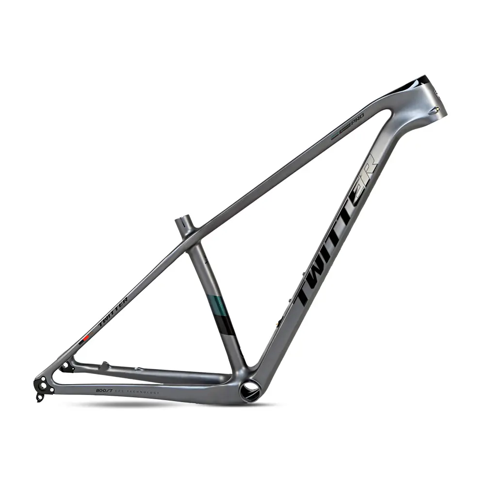 Twitter Carbon Khung Xe Đạp 27.5 29 Thru Trục Phanh Đĩa 48 Mét MTB Leo Núi Carbon Khung Xe Đạp