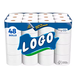 Merek Tisu Toilet Ultra Lembut 24 Gulungan Mega/96 Gulungan Reguler 2 Lapis Tisu Toilet Lembut - Product Image 3