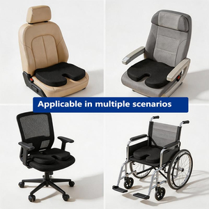 Coussin de siège en mousse à mémoire de forme à haute densité pour voiture, prix d'usine, confortable, ajuste la posture assise, soutien optimal - Product Image 4