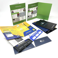Porte-brochures A4 personnalisé avec impression, support pliable pour brochures avec personnalisation du logo, présentation d'entreprise, fournitures de bureau