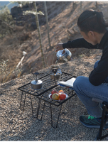 Table de combinaison pliante de camping portable