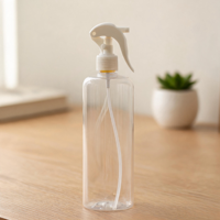 Botol Sampo & Losion Tubuh 300Ml 500Ml Botol Plastik Sabun Cuci Tangan dengan Pompa Bambu Botol Losion Kamar Mandi Kamar Tidur Dapur
