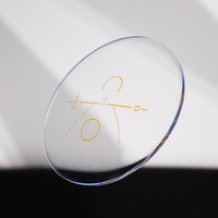 Verres optiques progressifs multifocaux 1.56 verres transparents antireflet avec prescription à vision unique