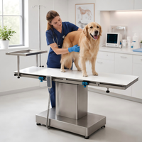 Table d'opération vétérinaire électrique XY ACS05 en acier inoxydable pour chiens, chats et chirurgie des petits animaux