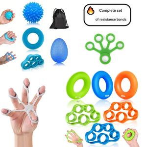 Yx Grip Strength Trainer, Kit de Terapia de Manos de 6 Piezas, Pelotas Antiestrés para Ejercicios de Dedos, para Adultos, Hombres, Mujeres y Personas Mayores - Product Image 1