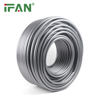 Tuyau composite multicouche à superposition laser gris bleu IFAN Factory 16-32MM, plomberie, chauffage au sol, tube d'eau, tuyau PEX Al PEX