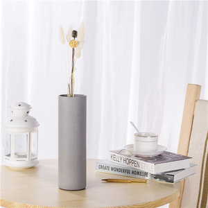 Ideal para decoración del hogar, jarrón de adorno de escritorio de hormigón, soporte de flores artificiales, sala de estar secas para exhibición de flores, frente de Hotel - Product Image 2
