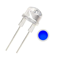 Juhong Campione Gratuito LED Super Flux Tipo Cappello di Paglia 8mm 0.5 Diodo 30-40lm Luminosità Design Forato Multicolore Dimmerabile 50.000 Ore