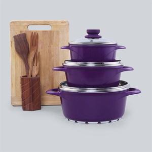 Casserole en aluminium à bas prix batterie de cuisine de haute qualité antiadhésive - Product Image 6