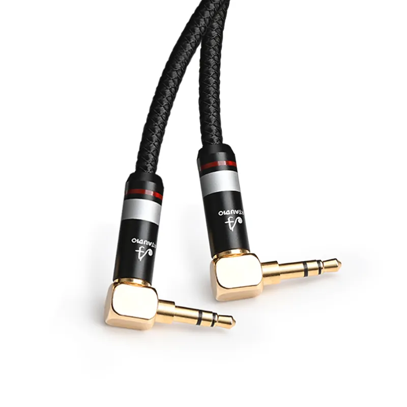 HIFI 3.5 AUX Cable Silver-plated AUX Car Oxygen-free Copper Mobile Phone Audio Male-to-male Connection Audio Cable Aux Cable