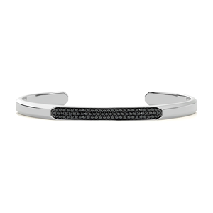 Elegant 925 Sterling Silver Cuban Link Bracelet With Lab Grown Moissanite Diamond Clean Style Jewelry - Product Image 1
