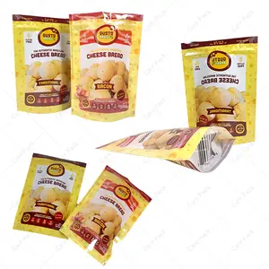 250g 500g 1kg Armazenamento Food Grade Portátil Chips Snack Embalagem Sacos Com Zíper Personalizado Impresso Pouch Baixo Moq Embalagem Sacos