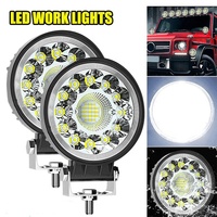 Nouveau phare de position rond à LED BSG de 4 pouces, 36W, 12V, 24V, IP67, étanche, en aluminium, haute puissance, pour voiture, camion