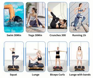 Plataforma de vibración electromagnética inteligente 2026, equipo de Fitness para el hogar que ahorra espacio, pérdida de peso efectiva y tonificación corporal - Product Image 6