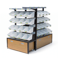 Présentoir autoportant pour aliments en vrac de magasin de proximité, pour fruits secs, bonbons et biscuits, idéal pour la vente en libre-service